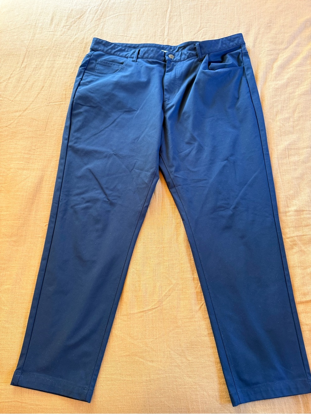 Fabletics Men's Navy Blue Chino Pants 38x30